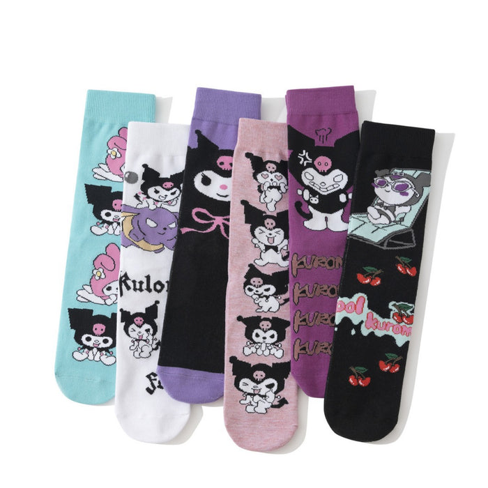 Wholesale Cute mid length trendy socks