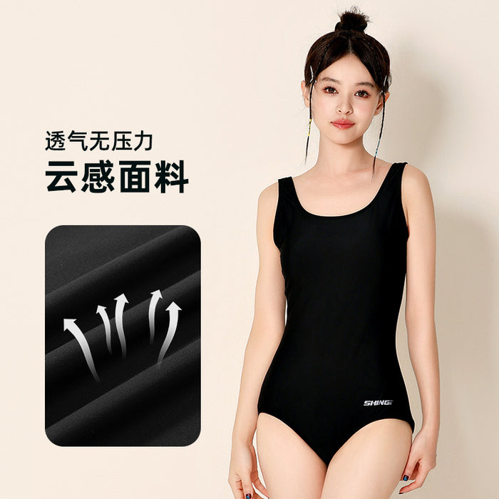 Wholesale Hot spring high-end one-piece swimsuit professional swimming training swimsuit