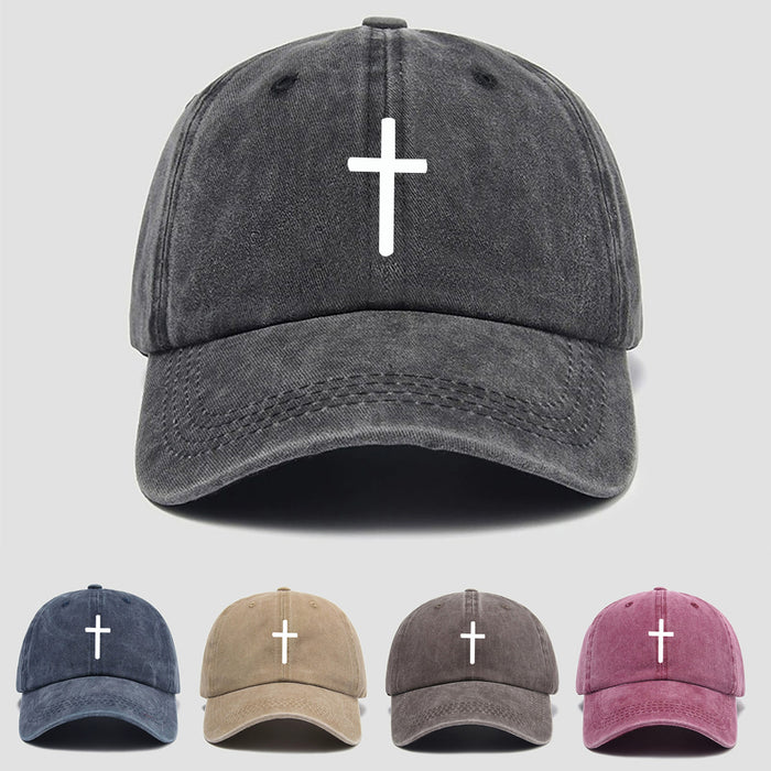 Wholesale Hat print baseball cap, cross duckbill cap, sun visor hat, casual and versatile, used sun shading and sun protection