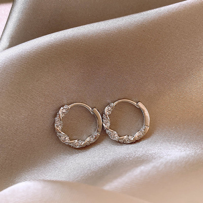 Wholesale Ring Zircon Earrings