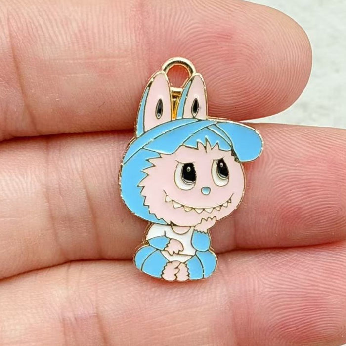 Wholesale 10pcs Little Rabbit Accessories: Earrings and Keychain Pendant