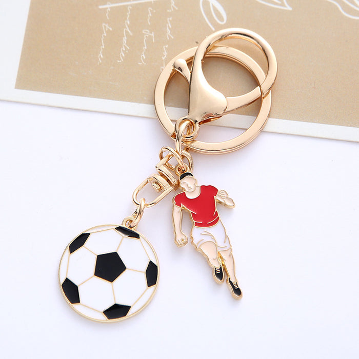 Wholesale Football Pendant Keychain Bag Charm World Cup Souvenir Gift
