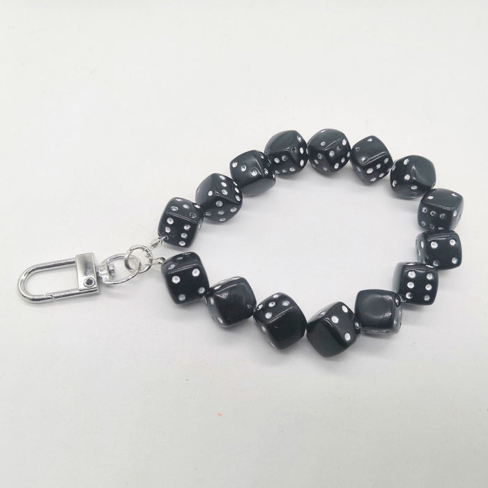 Wholesale Simple Alloy Door Buckle Black 8 Lanyard ins Mobile Phone Chain Keychain Pendant Bag Lanyard Accessories