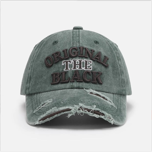 Wholesale letters washed baseball hat
