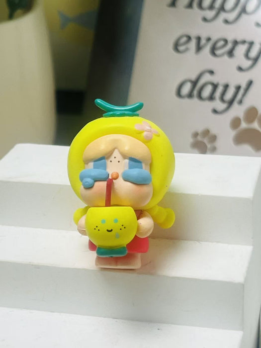 Wholesale Cartoon cute flocked PVC keychain toy