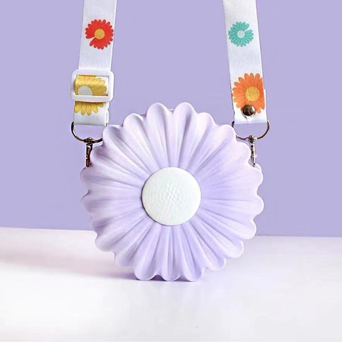 Wholesale Stylish Children' s Silicone Crossbody Coin Purse with Pattern  Accessory