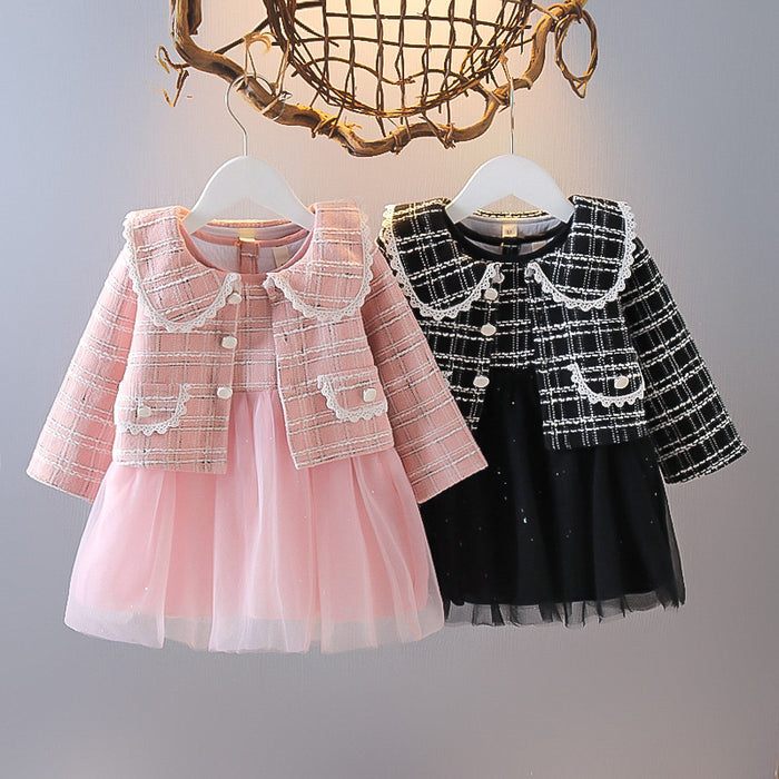 Wholesale Mesh Vintage Kids Dress JDC-CTS-MianY034