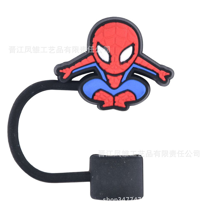 Wholesale 20pcs Food grade stainless steel glass drinking tube cover dust plug cover