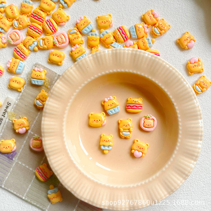 Wholesale Mini cartoon accessories mobile phone case hairpin pinchle nail art decoration