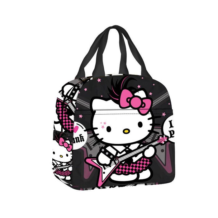 Wholesale Portable lunch bag cute cartoon lunch bag insulated lunch box bag with rice bag