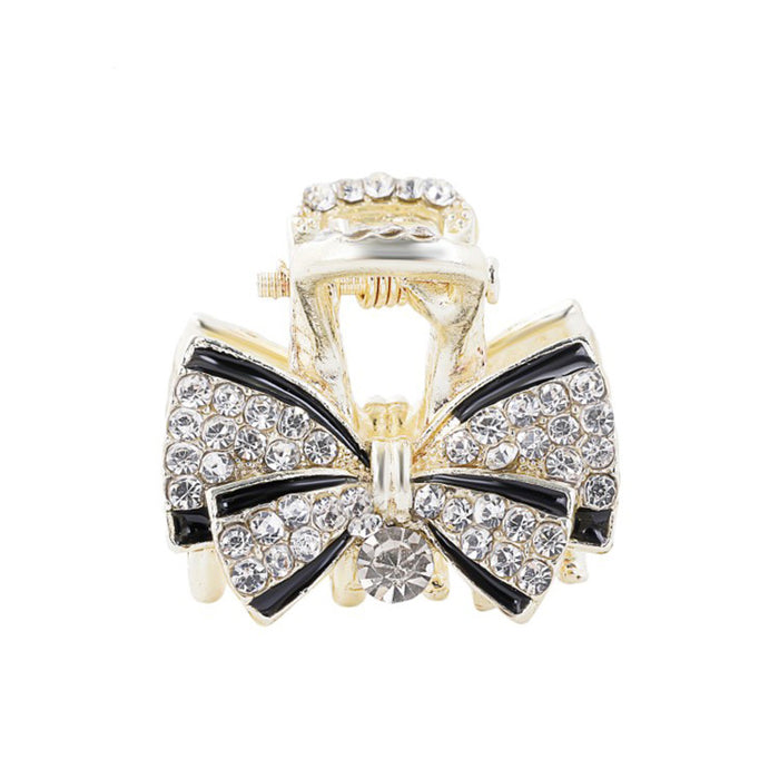 Wholesale gripper side bangs clip small size pearl hairpin bow Princess head clip