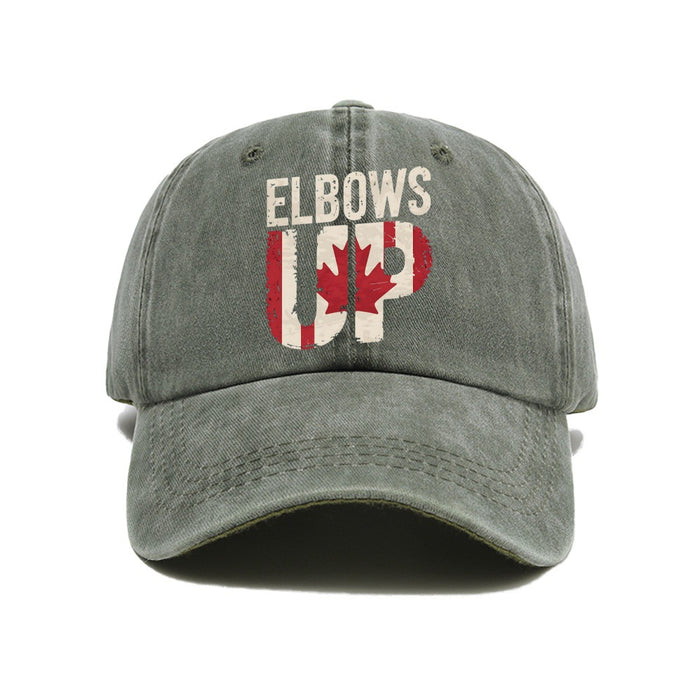 Wholesale Washed retro printed baseball cap and duckbill cap