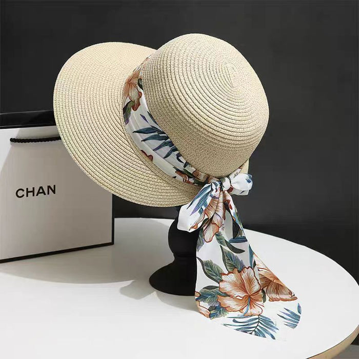 Wholesale Straw hat, sun protection, fisherman's hat, woven to prevent UV rays