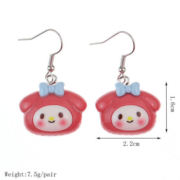 Wholesale Cute Creative Cartoon Animal Earrings JDC-ES-NiQing063