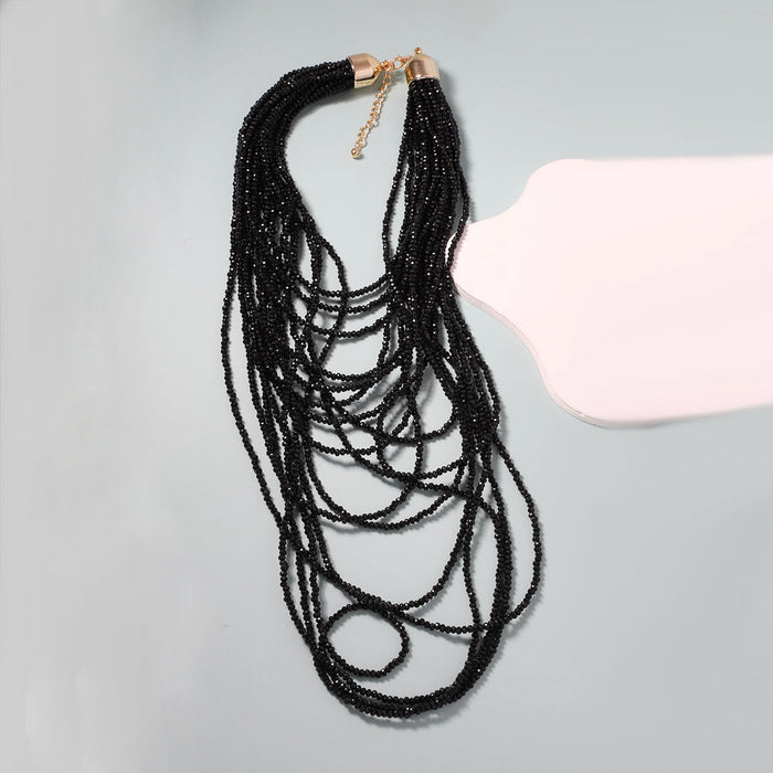 Wholesale Bohemian Fashion Complex Design Sense Multi-layer Women's Necklace