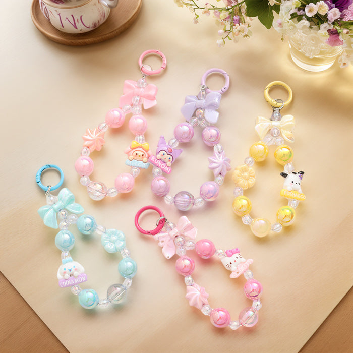 Wholesale Cartoon cute Beaded Keychain