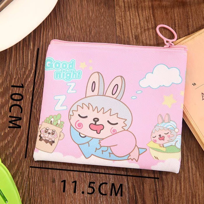 Wholesale Coin Purse Mini Bag  Card Bag Pu Portable Headphone Bag Carry-On Small Cosmetics Bag