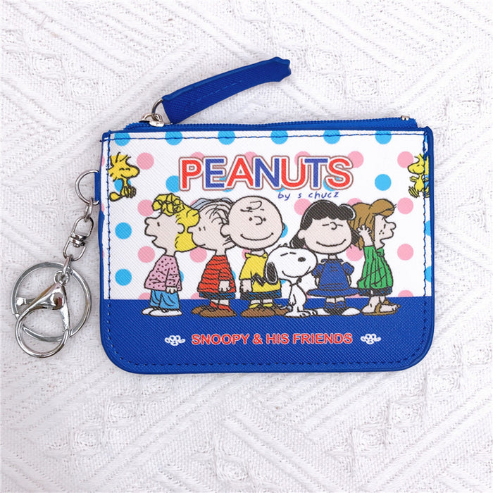 Wholesale PU Cartoon Printing with Key Ring Card Holder Coin Purse JDC-WT-YaLL020