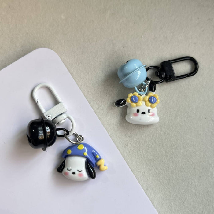 Wholesale Cute cartoon bag key pendant couple style ornament