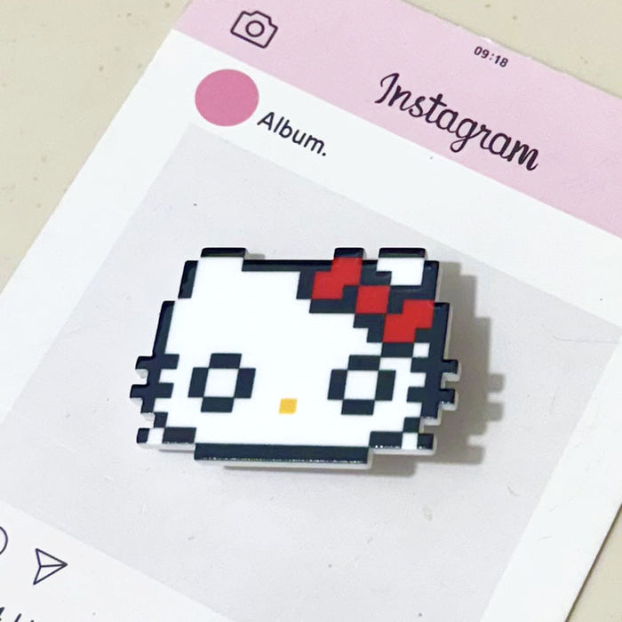 Wholesale Cute pixelated cat hair clip