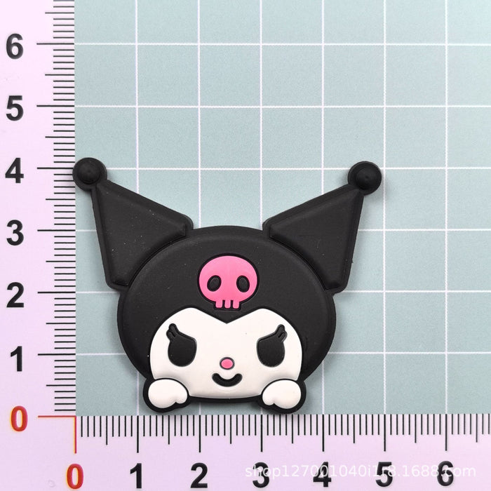 Wholesale DIY kit accessories PVC soft rubber phone case slippers shoe buckle decoration cup patch