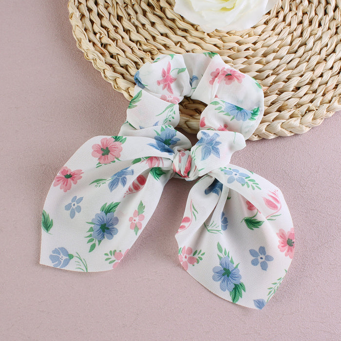 Wholesale hair tie hair ring Easter rabbit ear intestine ring hair accessories