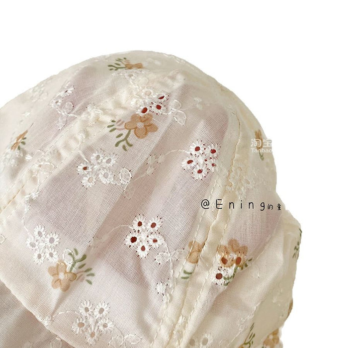 Wholesale Baby fisherman hat sun hat lace breathable thin design sun protection