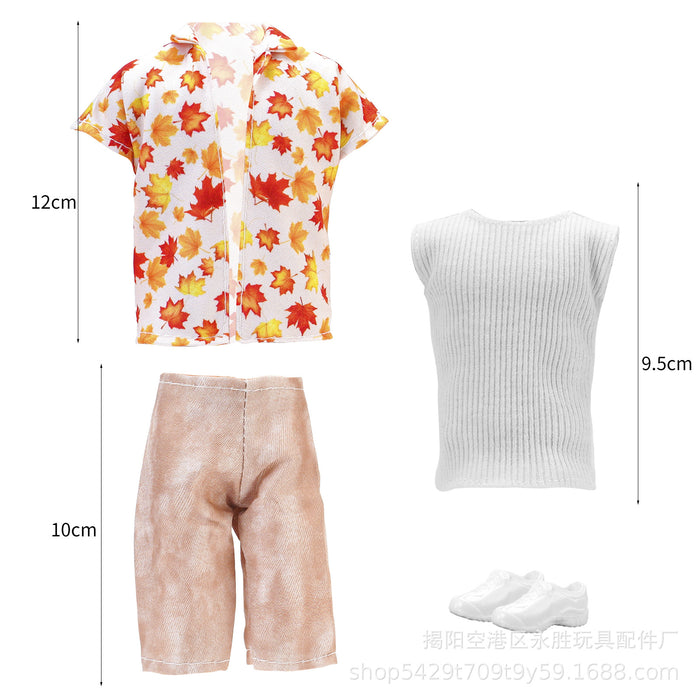 Wholesale prince casual  doll men' s suit children' s toy clothes