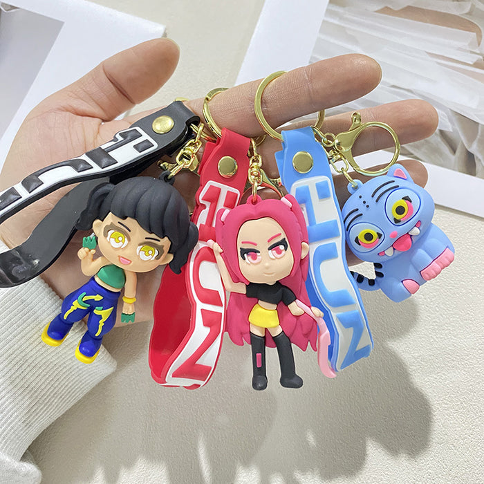 Wholesale KPOP anime-themed personalized character keychains