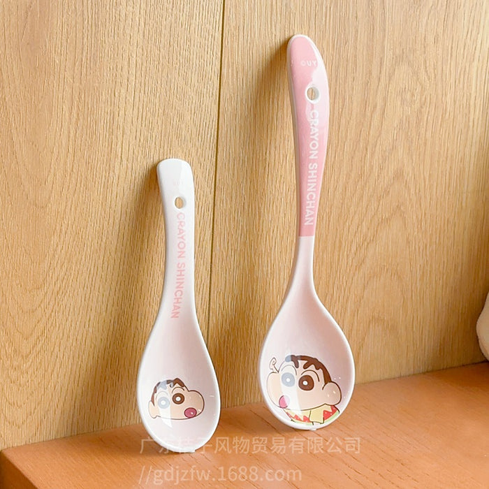 Wholesale Cute cartoon household ceramic spoon