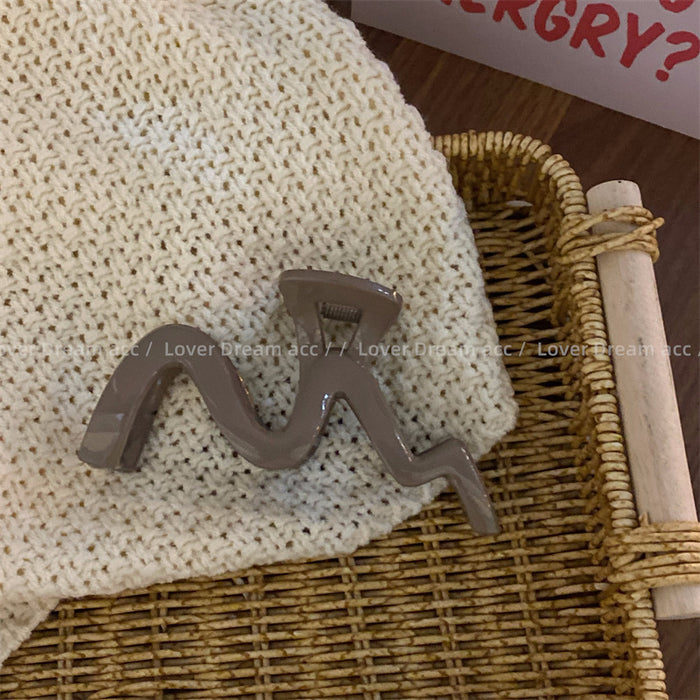 Wholesale Maillard geometric line shark clip hairpin  grip plate hairpin  Hair Accessories