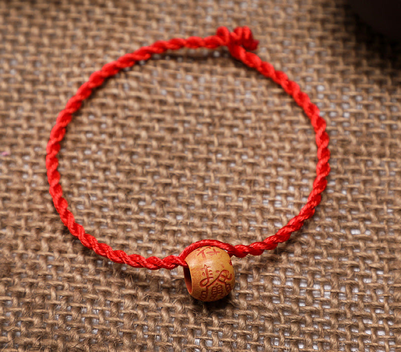 Wholesale Red rope bracelet, red rope woven bracelet