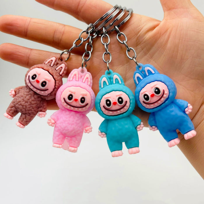 Wholesale Couple Cartoon Backpack Keychain