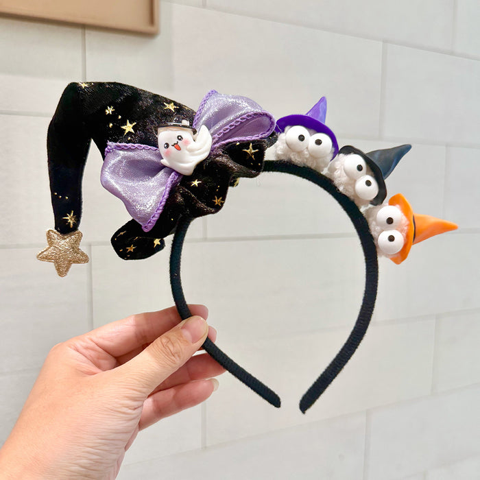 Wholesale Witch Hat Ghost Headband Hair Accessory
