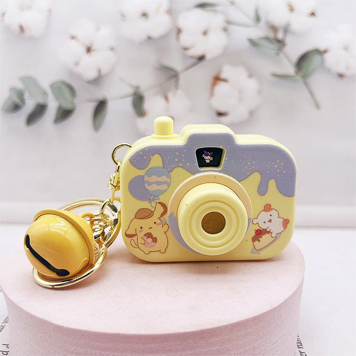 Wholesale Projection camera keychain, children's toy backpack pendant