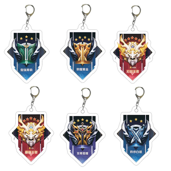Wholesale Game-themed acrylic keychain accessory