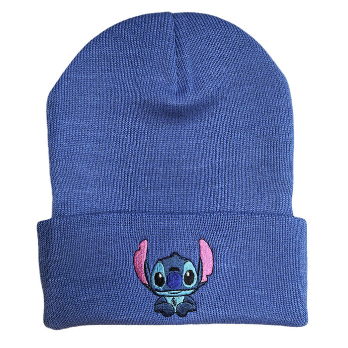 Wholesale Cartoon Embroidery Acrylic Warm Knitted Wool Hat JDC-FH-BoD013