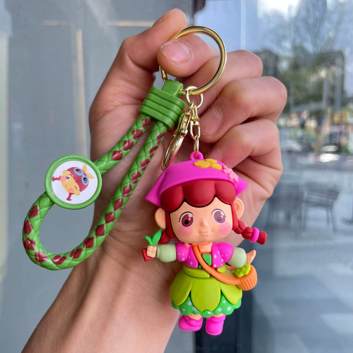 Wholesale Keychain, car keychain, bag, pendant, couple's exquisite small gift, cute doll hanging decoration