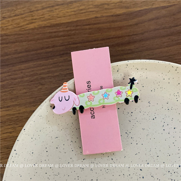 Wholesale Plaid seamless clip hair clip makeup clip bangs clip hair accessory