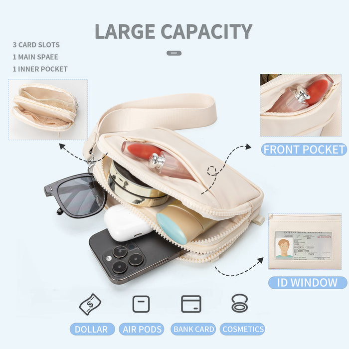 Wholesale Crossbody Bag Women' s Shoulder Bag All-match Outdoor Chest Bag Running Waist Bag Sports Bag