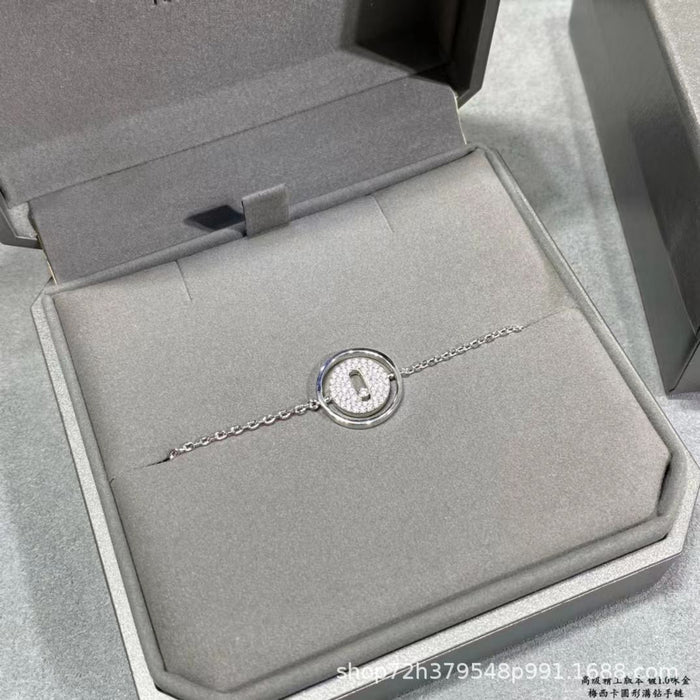 Wholesale Single Diamond Ball Bracelet Fashionable, Versatile and Elegant Handmade