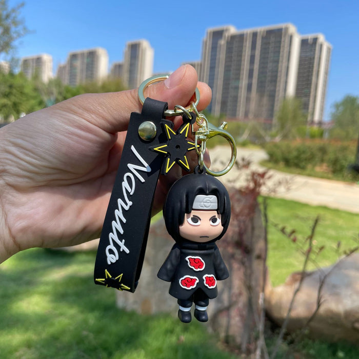 Wholesale PVC Anime Keychain Pendant Cartoon Student Backpack Pendant Car Keychain