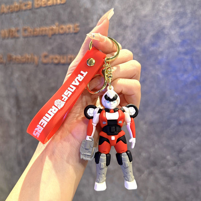 Wholesale Cartoon Robot Keychain Trendy Car Key Accessory Bag Charm MOQ≥2