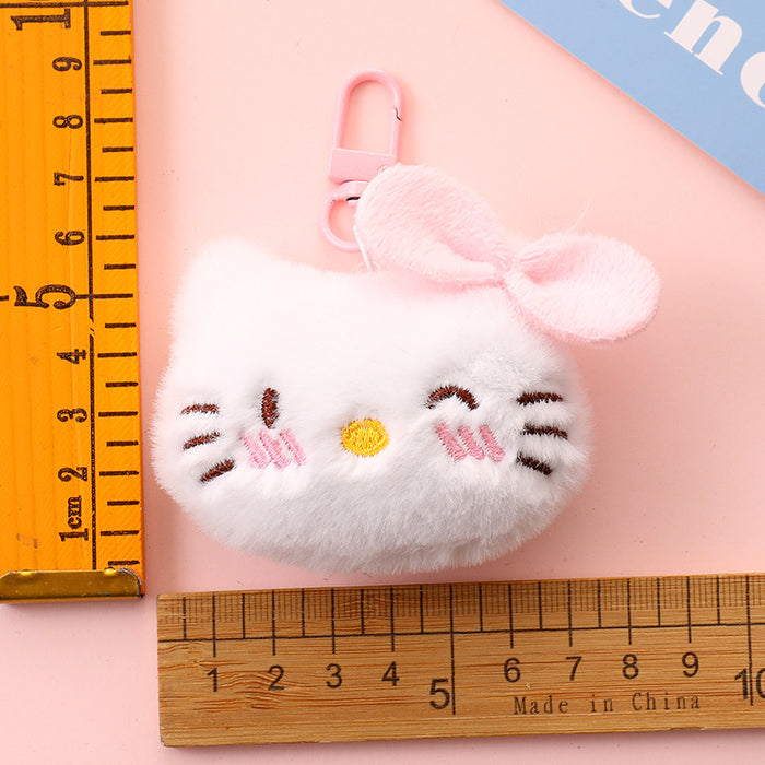 Wholesale Cute cartoon plush doll brooch keychain