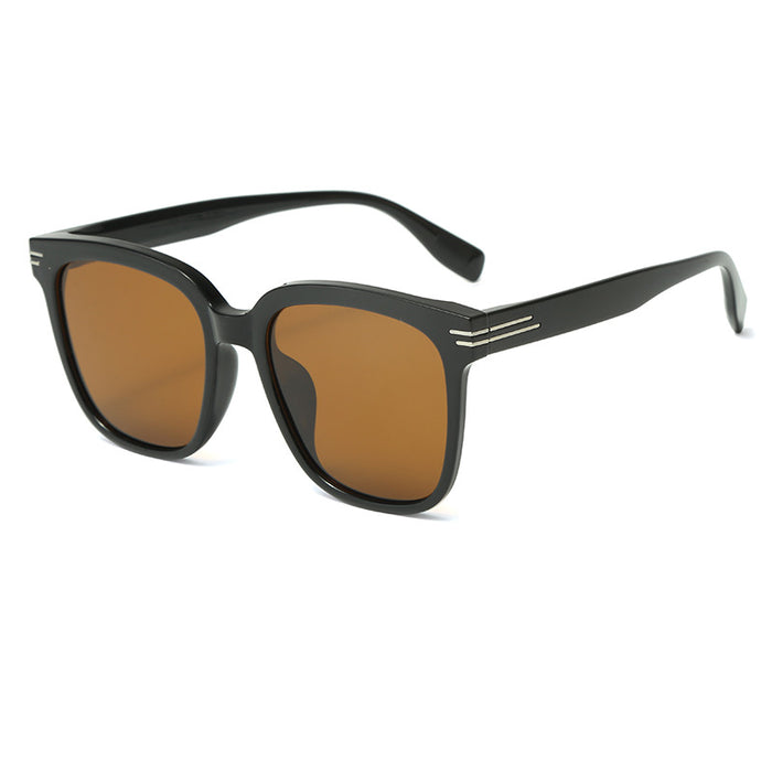 Wholesale TR90 Korean Style Sunglasses Men's Driving Polarized Glasses Trendy Women's Anti-UV Sunshade Big Face Slim Sunglasses