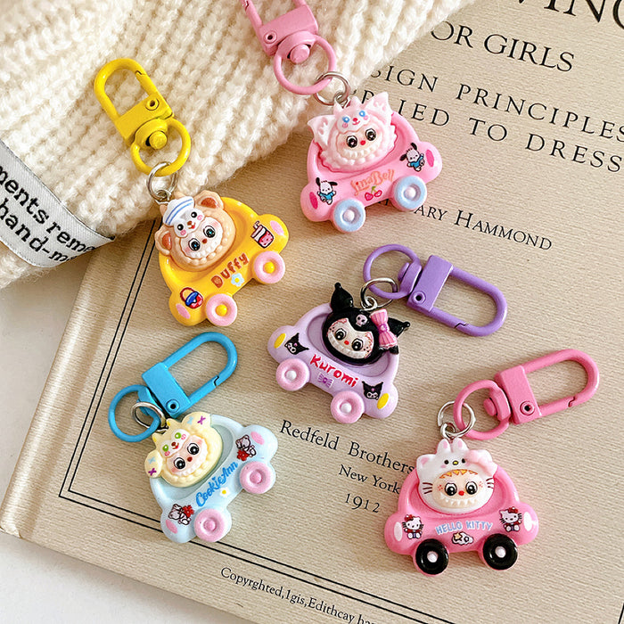 Wholesale Cartoon keychain pendant, cute backpack hanging accessory