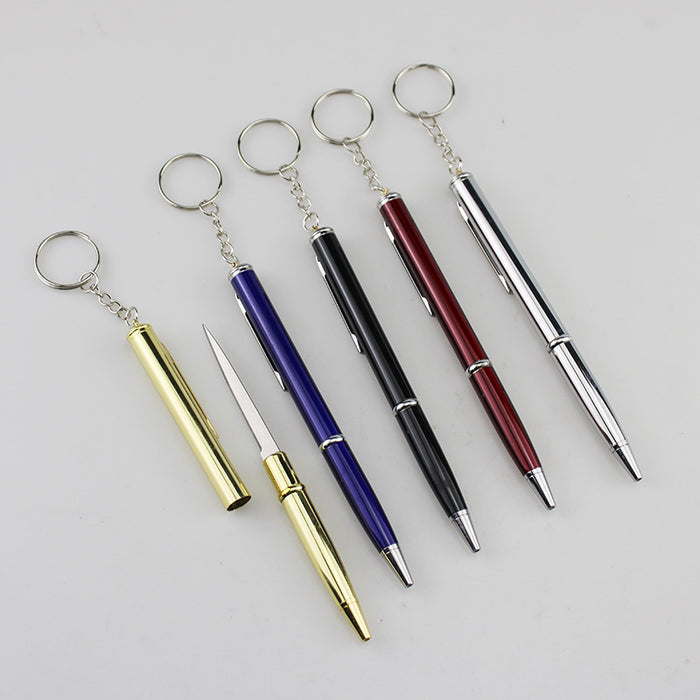 Wholesale Alloy Writing Dual Function Pen Keychain JDC-KC-TouMS048