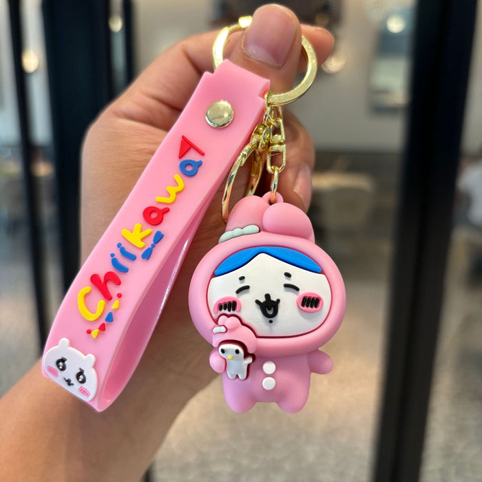 Wholesale Cartoon PVC Cute Keychains JDC-KC-PengYu37