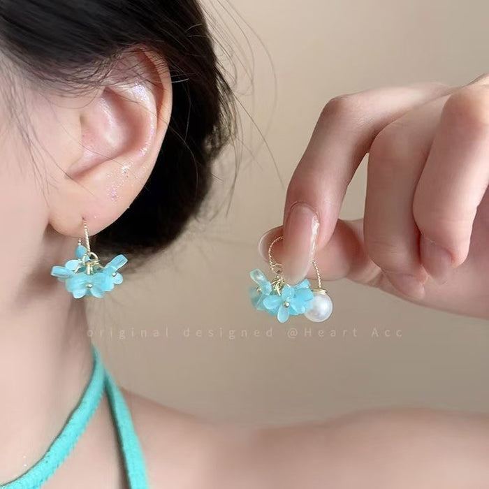 Wholesale Grape Theme Acrylic Earrings - Summer Fashion Jewelry Accessory Gift