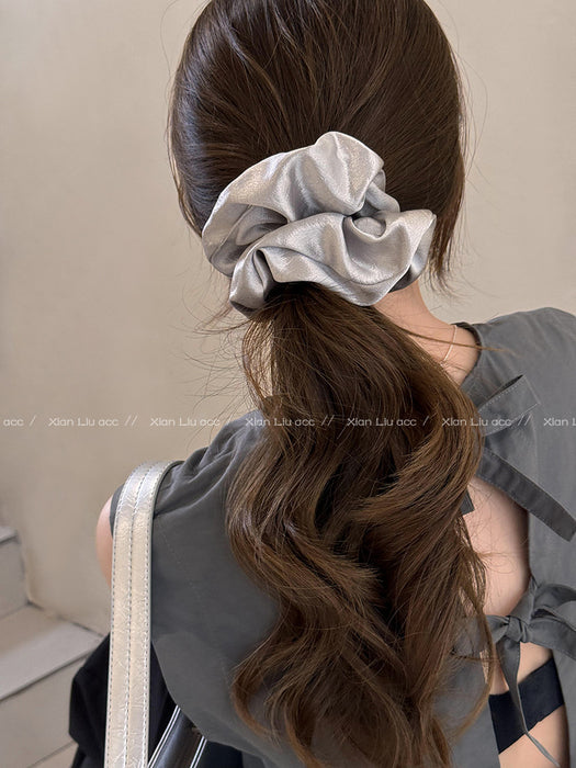Wholesale Satin headband, new high-end hair tie, ponytail tie, headband, rubber band headband, floral hair accessory